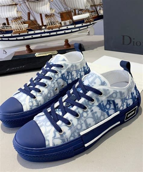 blue dior sneaker|navy blue dior sneakers.